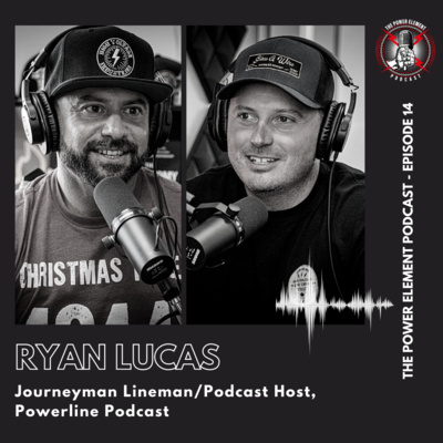 Promo image from The Power Element Podcast featuring Ryan Lucas' episode.